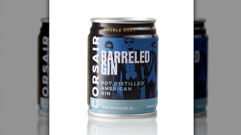 Corsair Barreled Gin canned cocktail