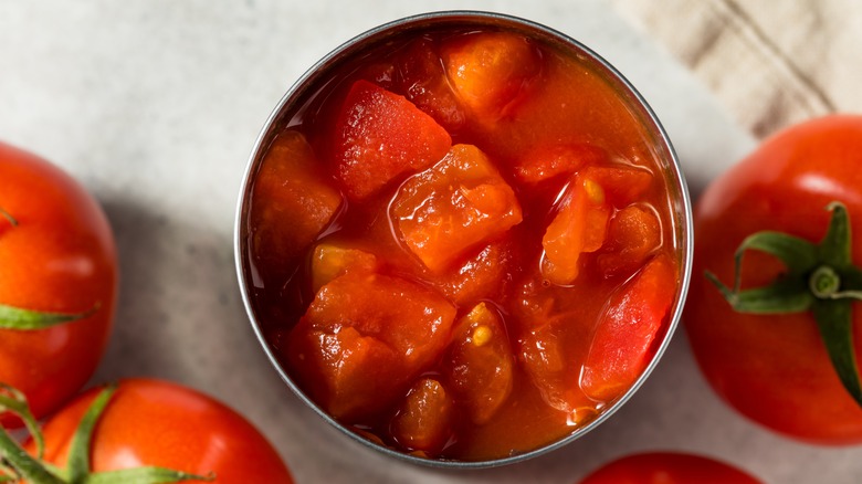 diced canned tomatoes