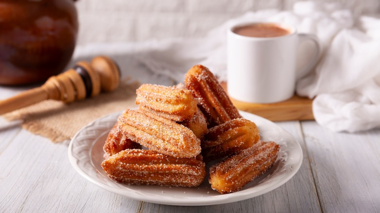 Plate of fritters