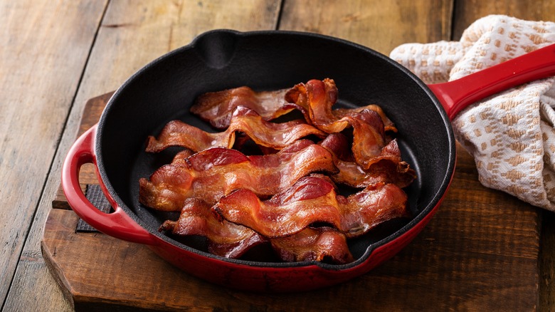 Pan of bacon