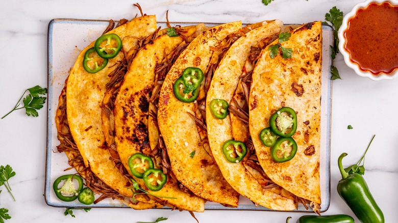 group of quesadillas