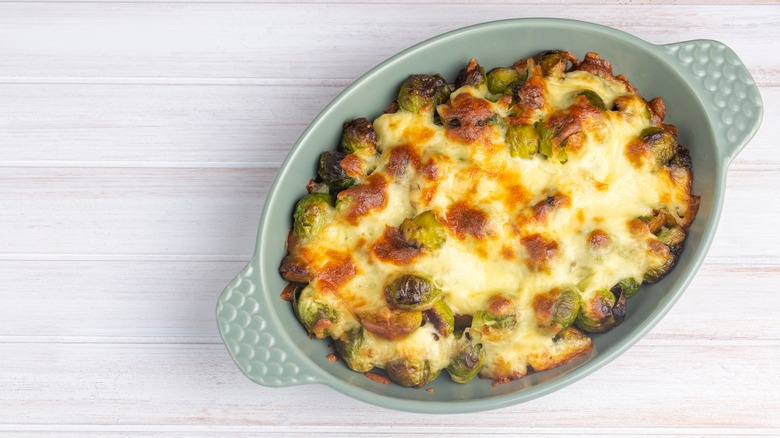 Brussels sprout gratin