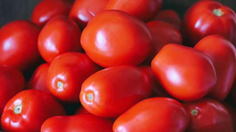 fresh Roma tomatoes