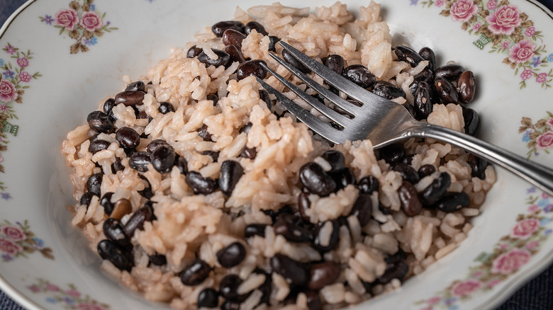 Bowl of gallo pinto