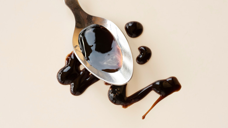 A spoonful of balsamic vinegar