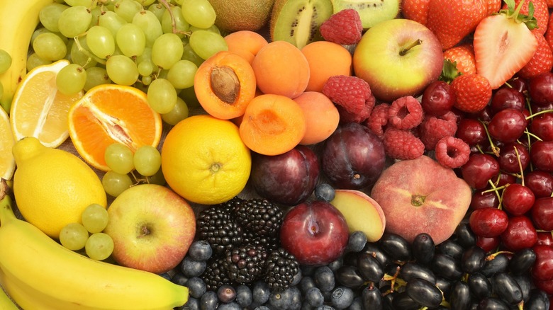 variety of fresh fruits