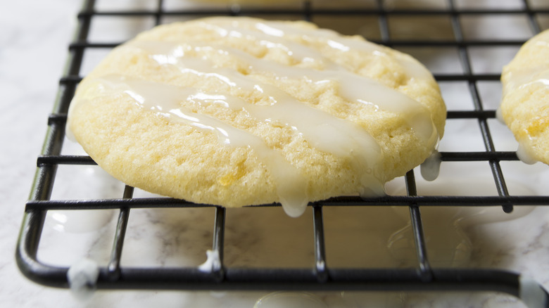 iced lemon sugar cookies