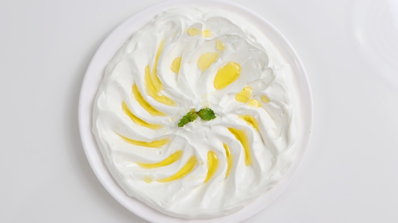 bowl of labneh