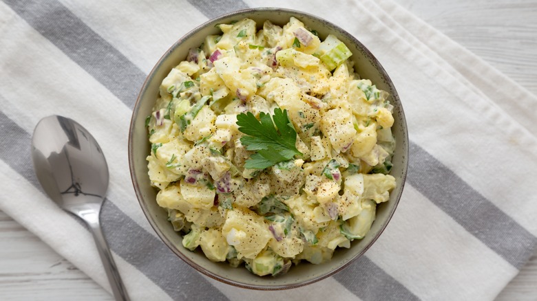 bowl of potato salad