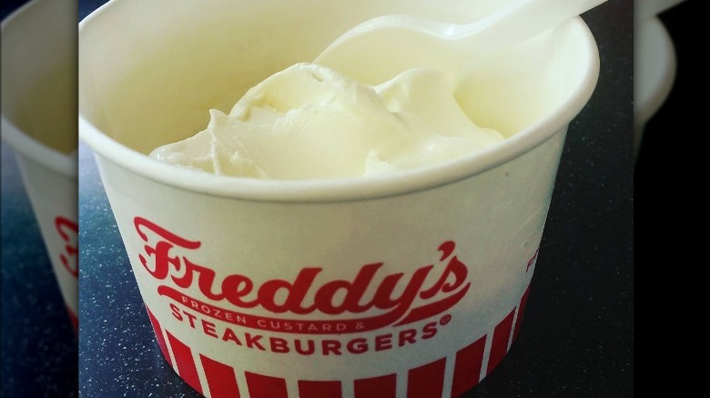 Freddy's frozen custard dish