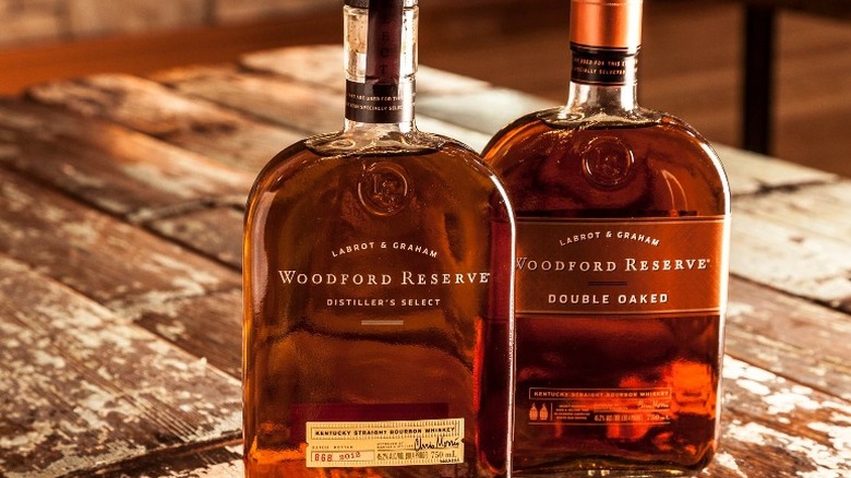 Two bottles Woodford Reserve