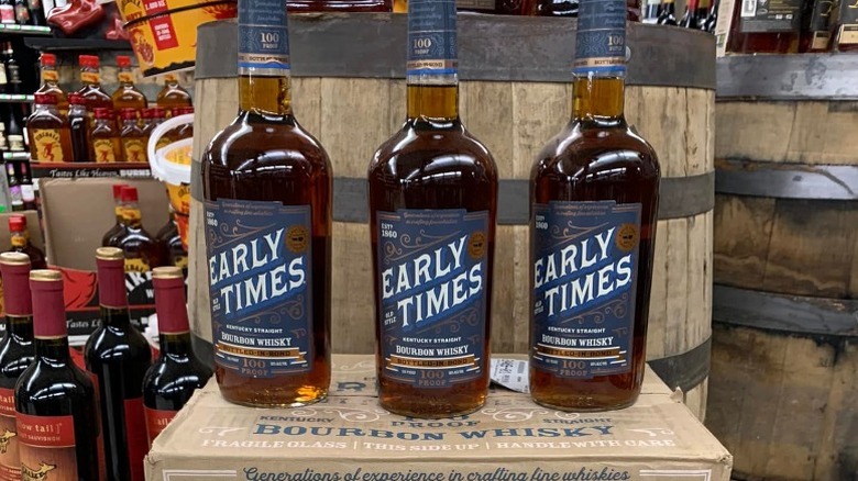 Three bottles Early Times