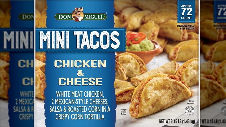 Don Miguel mini chicken tacos