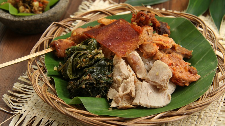 Indonesian babi guling pig