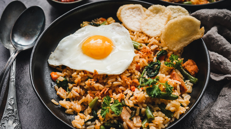 Indonesian nasi goreng fried rice