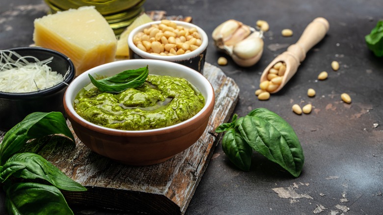 Bowl of pesto