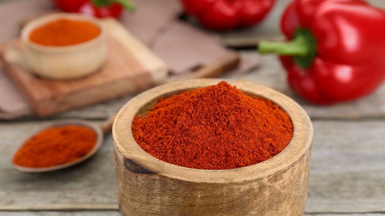 Bowl of paprika