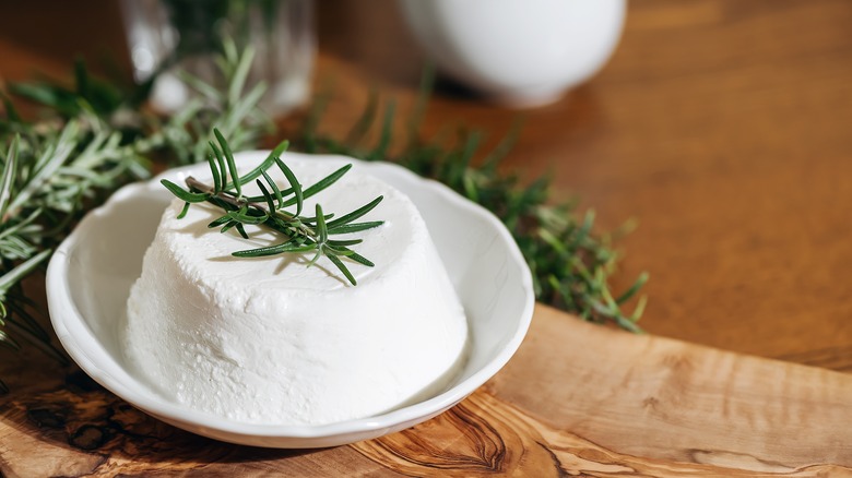 Ricotta and rosemary