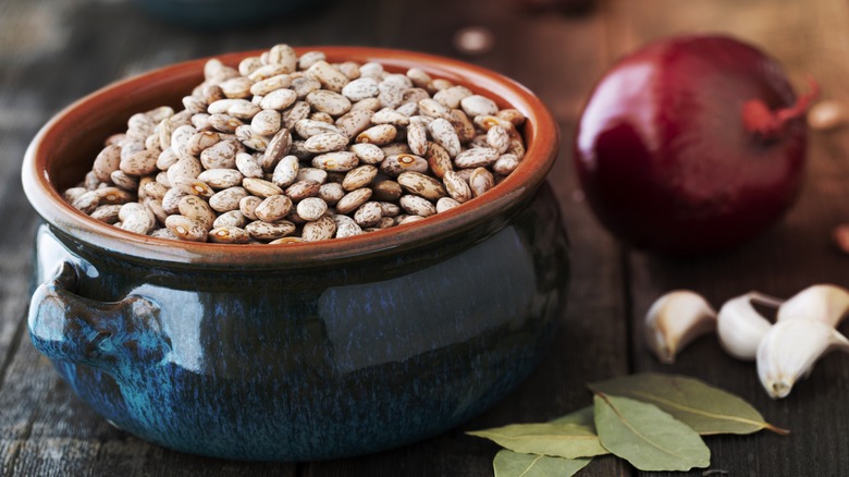 Bowl of dried beans