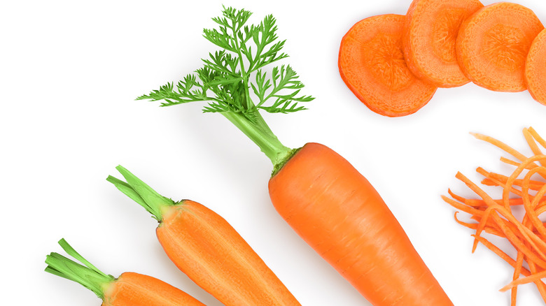 Carrot isolated on white background