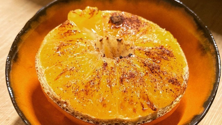 air-fried orange in a bowl