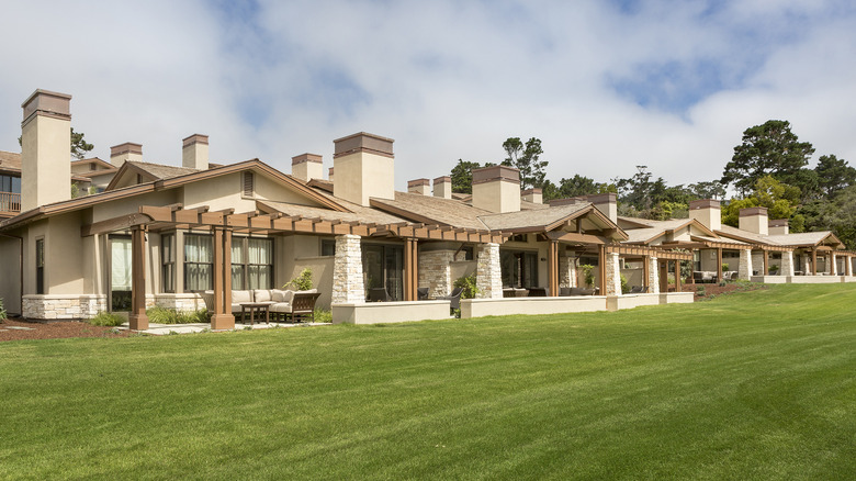 Accommodations at Pebble Beach Resort with lawn