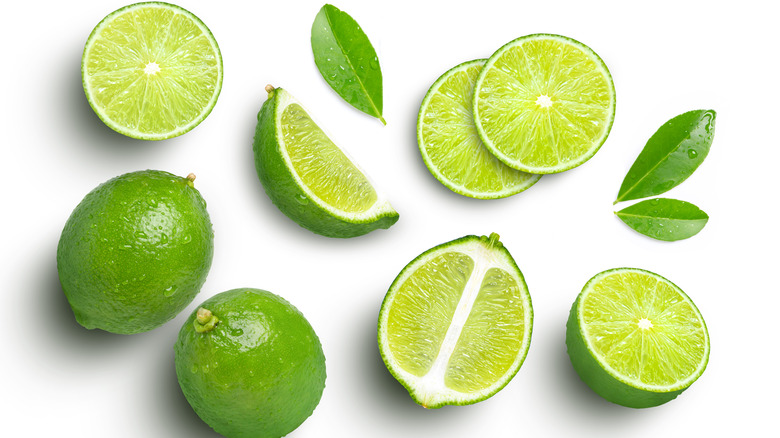 Lime slices