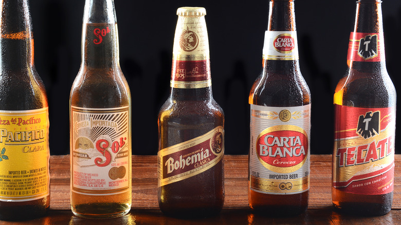 Bohemia beer with other mexican beers