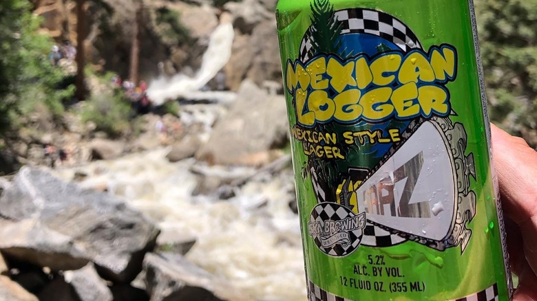 Ska Mexican Logger can in mountains