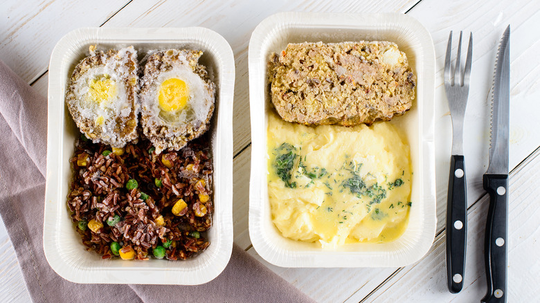 freezer burn tv dinner