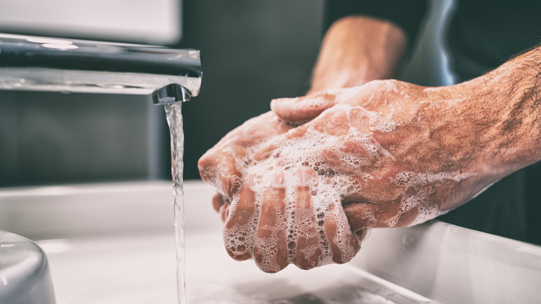 hand washing