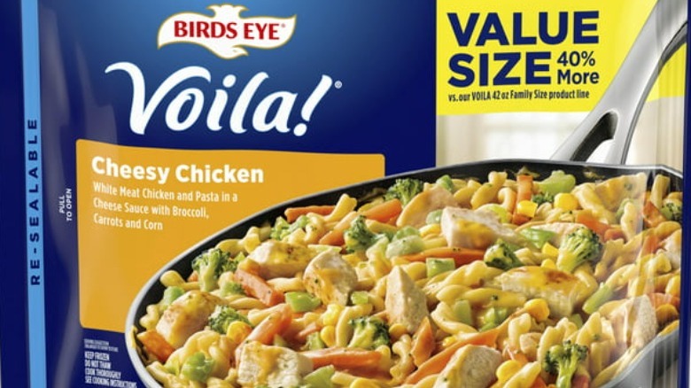 resealable frozen meal