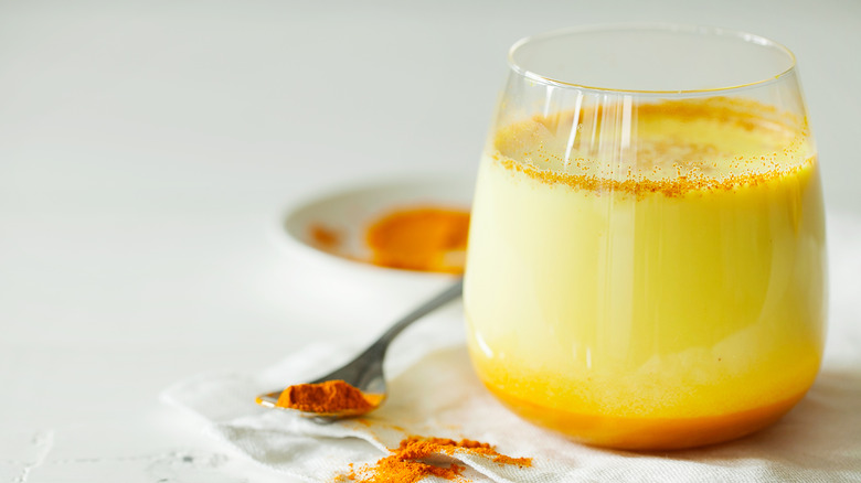 pumpkin smoothie in cup