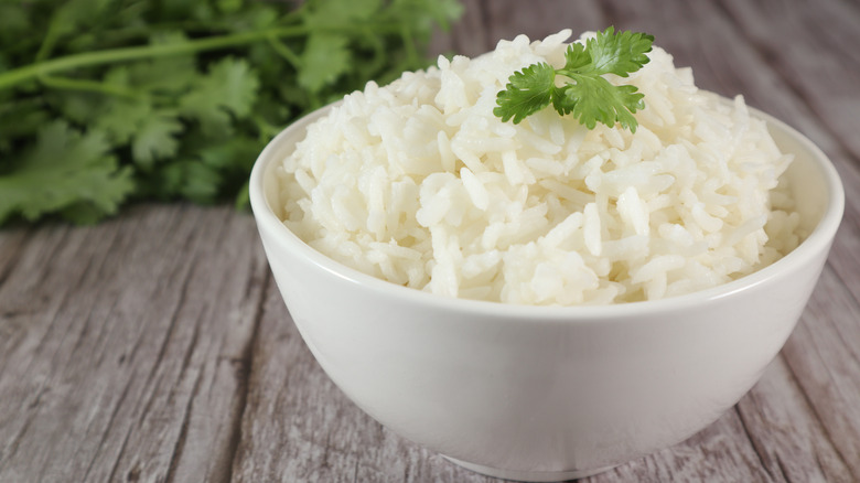 bowl of cooked white rice