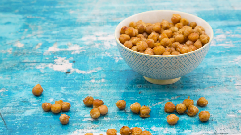 Garbanzo beans in a bowl