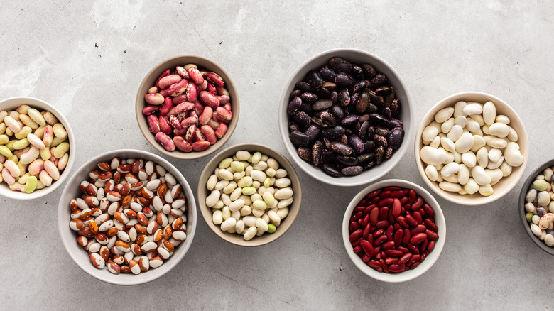 Different types of beans