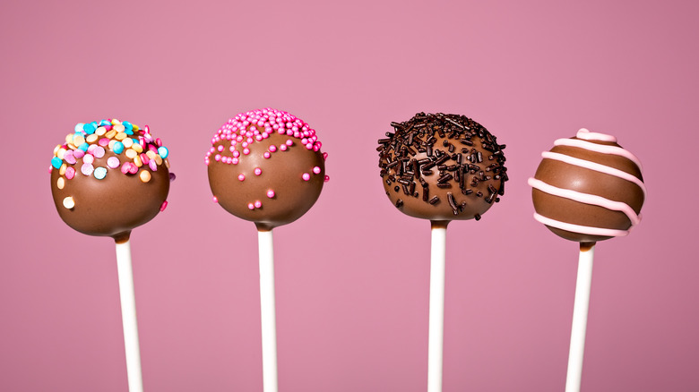 four cake pops