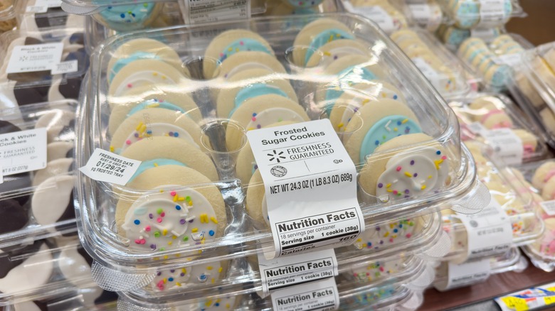 Cookies from Walmart bakery