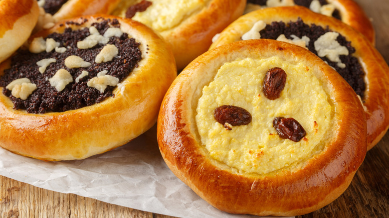 a variety of kolaches