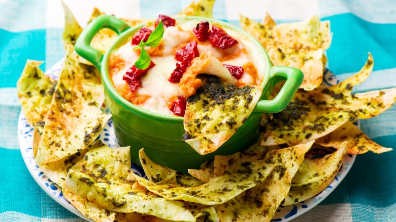 Baked pizza dip