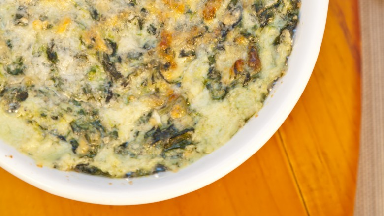 Hot spinach-artichoke dip