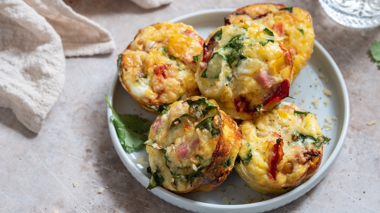 egg bites with ham