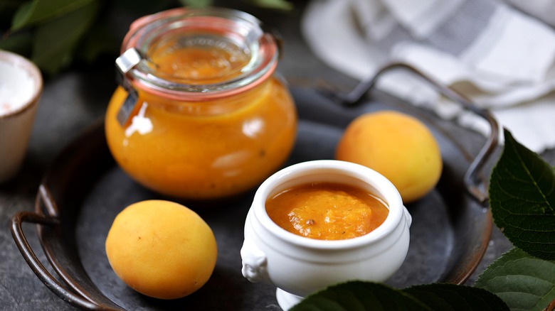 homemade peach chutney