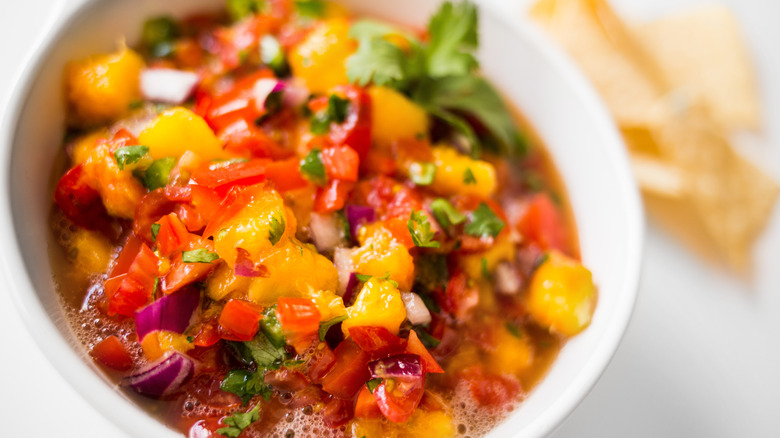 peach salsa