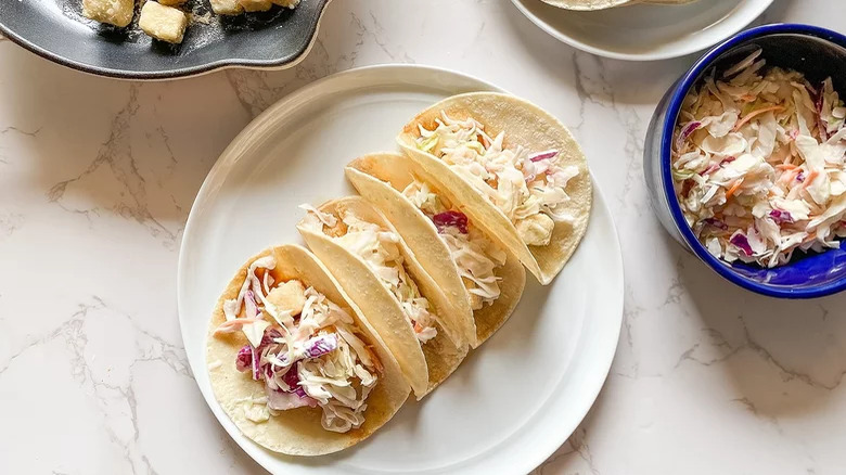 tofu coleslaw tacos