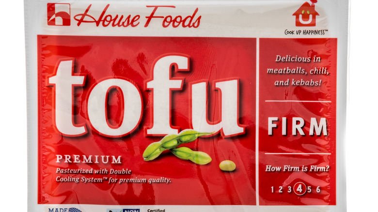 Package of firm tofu