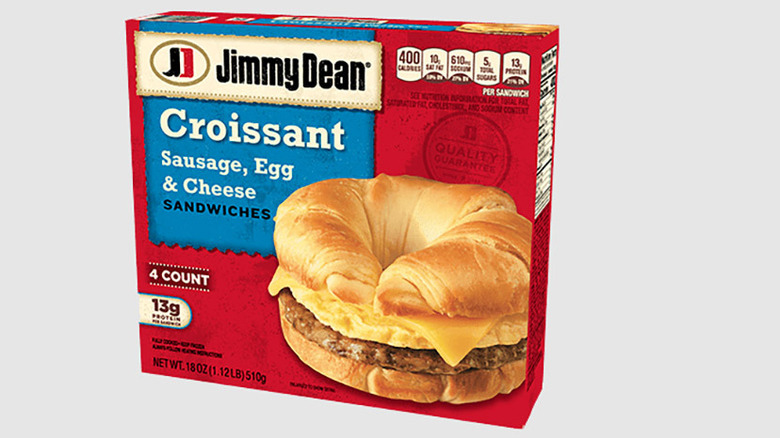 Jimmy Dean croissant sandwich