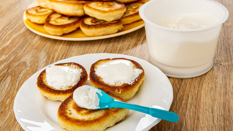 pancakes with marshmallow creme