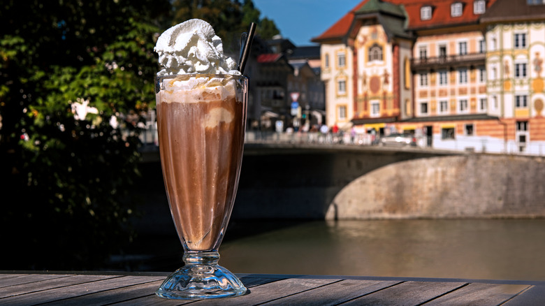 German ice coffee eiskaffe