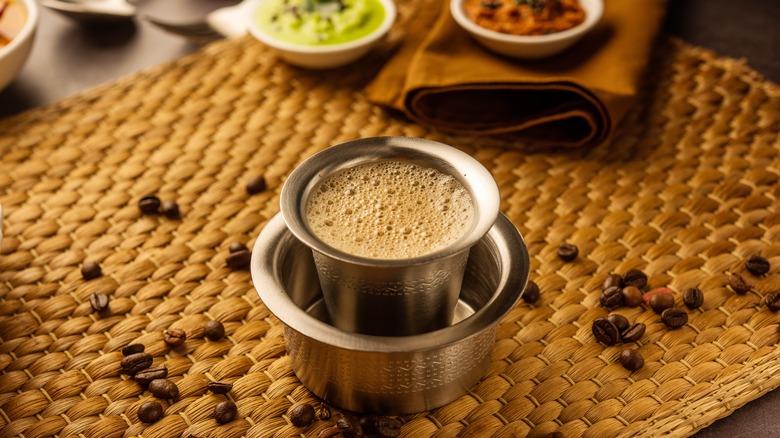 Indian filter coffee